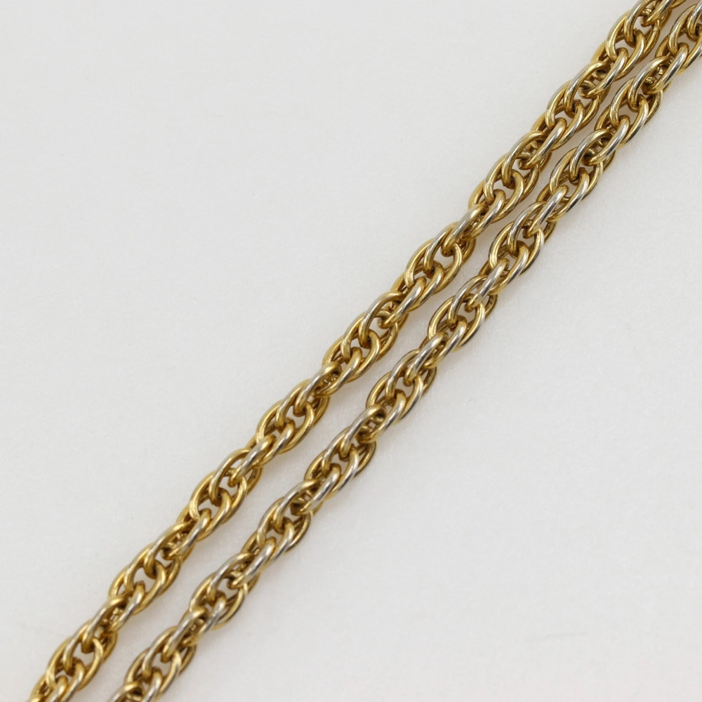 CHANEL Vintage Gold Logo Necklace - Picture 4 of 7